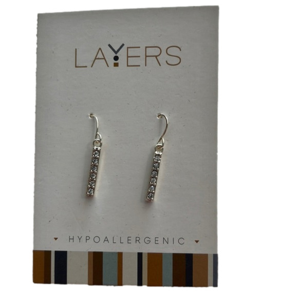 Layers hypoallergenic earrings - Picture 1 of 5